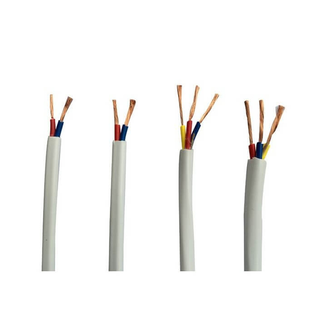 300/500V 3G x1.0mm 유연한 와이어 케이블 3 코어 1.0 mm2 PVC 절연 PVC 외장 18 AWG 멀티 코어 유연한 케이블