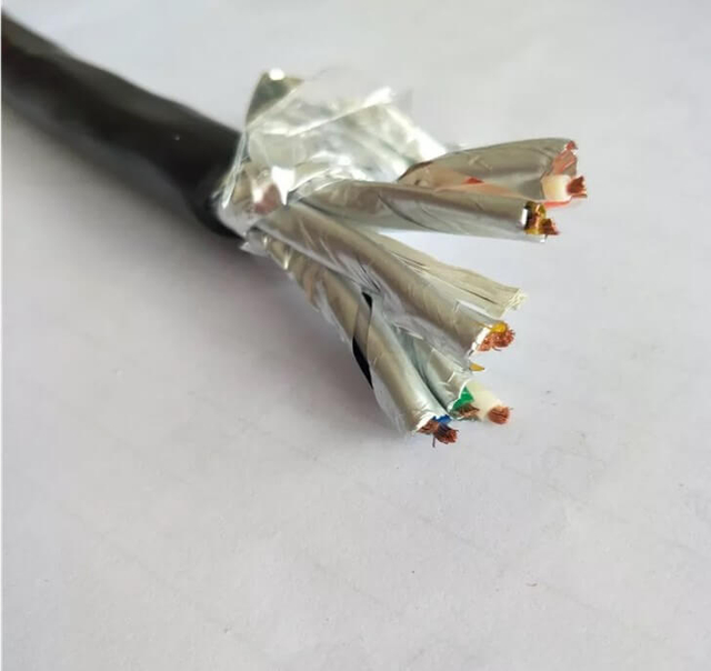 중국 14X2X2.5mm2 XLPE 절연 개별 및 전체 쉴드 ISOS 차폐 LSZH 내화성 14 awg 연선 계측 케이블