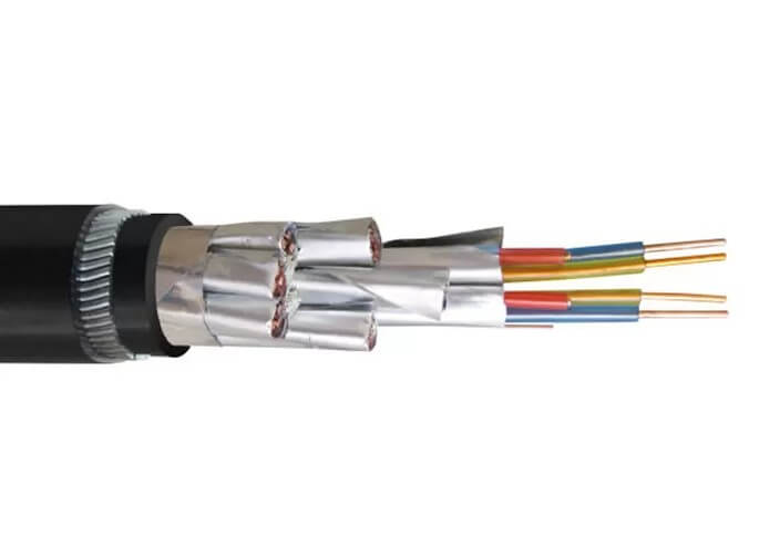 도매 가격 PVC 절연 구리 와이어 브레이드 차폐 SWA STA 기갑 멀티 코어 0.5mm 0.75mm 1.5mm 1mm 2.5mm 계측 전선 케이블